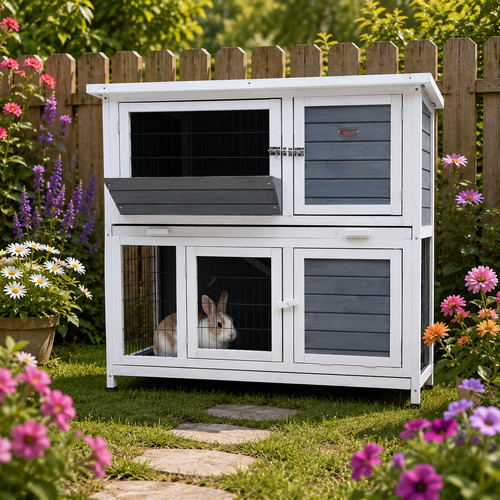 Rabbit guinea pig hutch - 48", /