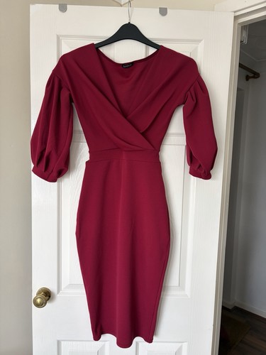 Boohoo women red neck - women's, v