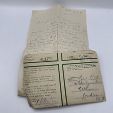 WW1 1918 On Active Service