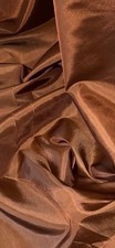 Copper Shiny Premium Taffeta Fabric 58’’ PRICE PER METER