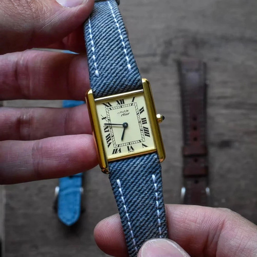 Denim watch band for patek - band,