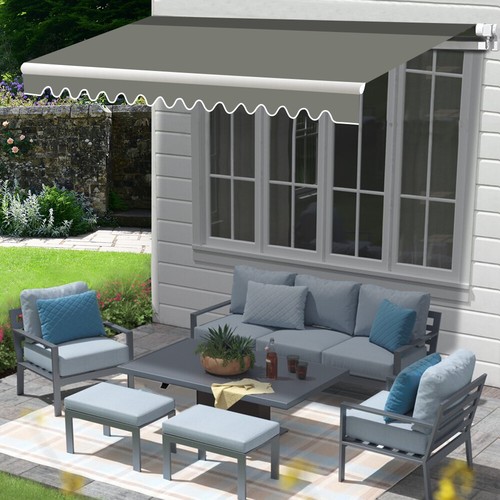 4x3m grey garden patio - 4x3m,