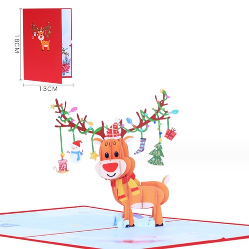 Christmas card greeting - 3d,