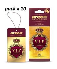 Areon VIP exclusive  No 1 Car Quality Freshener Lux Hanging Card Pack of 10