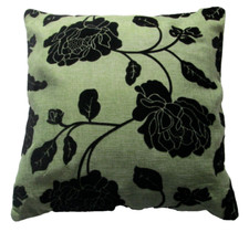 Textured Woven Floral Leaf