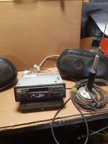 Sony car radio cassette - car,