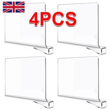 4x Clear Acrylic Shelf