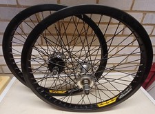 Alex MX22 Black 20" BMX Wheel Set - Superb Condition