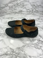 Clarks Aubria Muse Mary Jane Flat Shoes Women's UK 6 Black Strap On Wide Fit