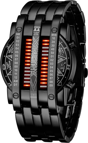 Binary matrix blue led digital - matrix,
