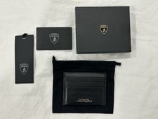Lamborghini Wallet Card Holder OEM Genuine LBPU00171M New With Tags