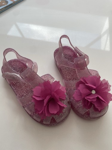 Girls pink glitter flower - girls,