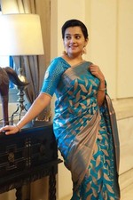 Jacquard Saree Party Indian