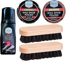 Black & Brown Shoe Polish Kit