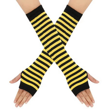 Knitted Long Fingerless Gloves