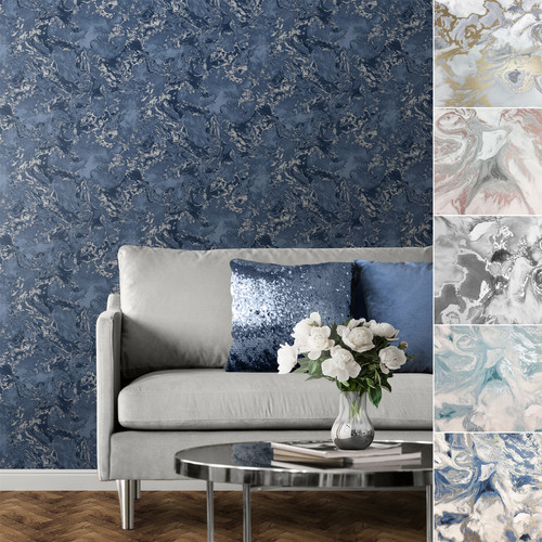 Marble effect wallpaper - wallpaper, wall