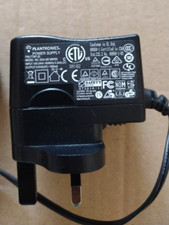 Plantronics DC:9V 500mA 5.5mm x 2.1mm AC Adapter  77391-02 SSA-5W 090050