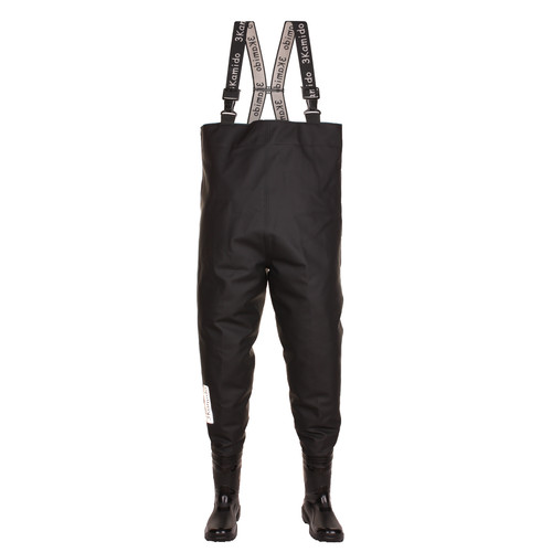 Black teens chest - black, waders