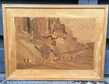 Horse & Hounds Wooden