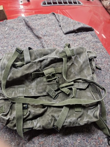Vintage military army - military, rucksack