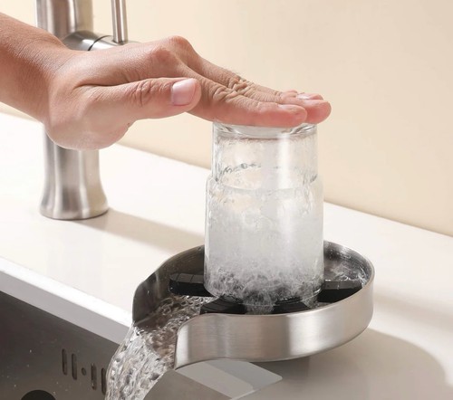 Glass rinser for - for, sink