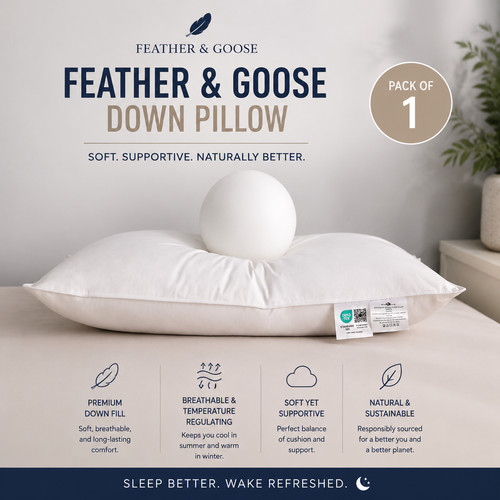 Feather goose down pillows - &,