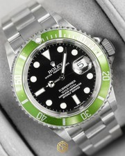 Rolex 16610LV Submariner Date 'Kermit' 50th Anniversary 2005 Watch