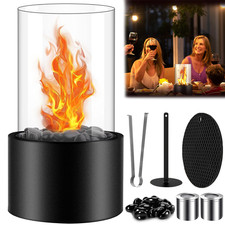 Fireplace Glass Burning LED