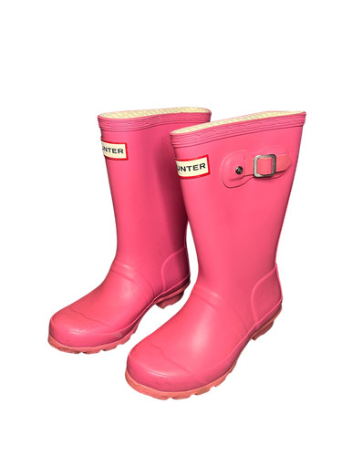 Hunter pink wellington - wellington, boots