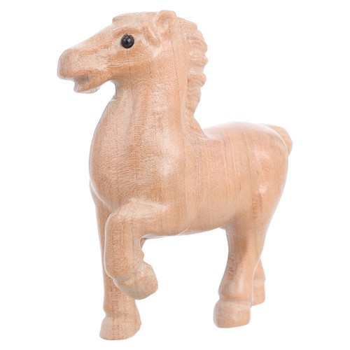 Wooden horse art figurines and - wooden,