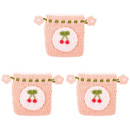 Woolen yarn drawstring crochet - drawstring,