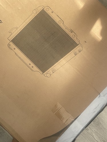 Row radiator aluminium - row,