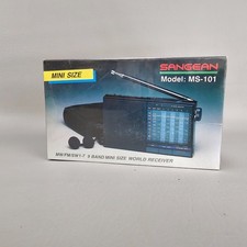 Sangean MS-101 - MW/FM/SW 1-7 - 9 Band World Receiver - Mini Size