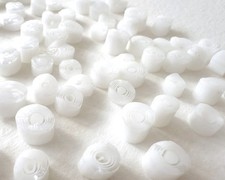 20g white circle murrini for