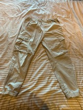 Zara Mens Cargo Pants Light