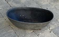 Black/bronze Plastic Oval Plant Pot/window Box