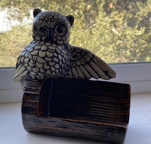 Vintage 70s winking owl - 70s,