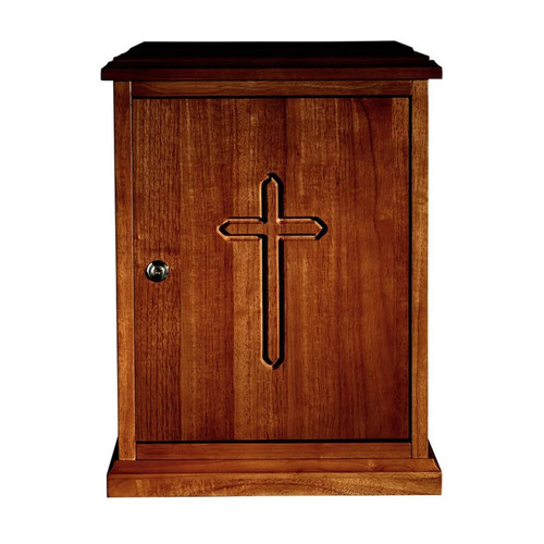 Walnut maple wooden tabernacle - walnut,