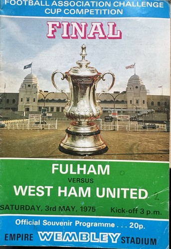 1975 cup final programme - 1975,