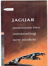 Jaguar 420 & 420G 1966-67 UK Market Foldout Advertisement Sales Brochure