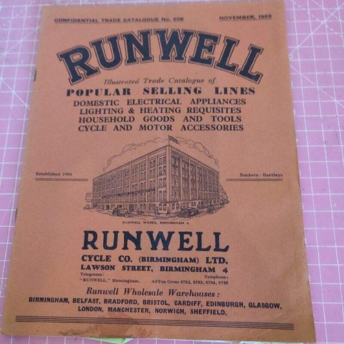 Runwell cycle catalogue 608 - catalogue, no.608