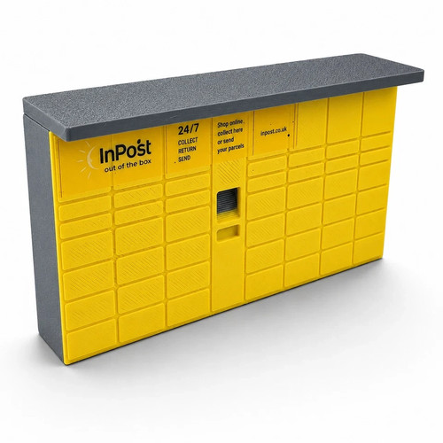 Model railway post locker - model,