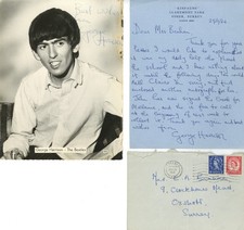 George Harrison Handwritten