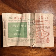 1957 British Motorcycle Fuel
