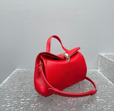 Jacguemus Red Leather Mini Top
