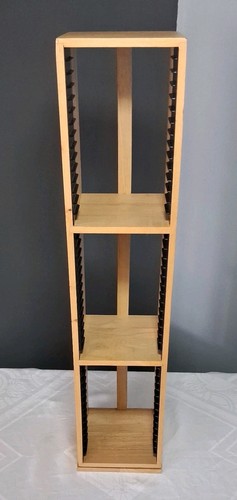 Vintage wooden rotating - wooden, cd