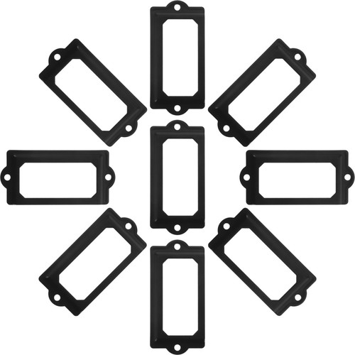 Set metal label - set, holder