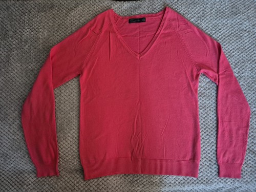 Zara hot pink knitted neck - zara, v