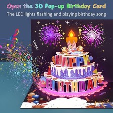 Musical Birthday Cards, Pop Up
