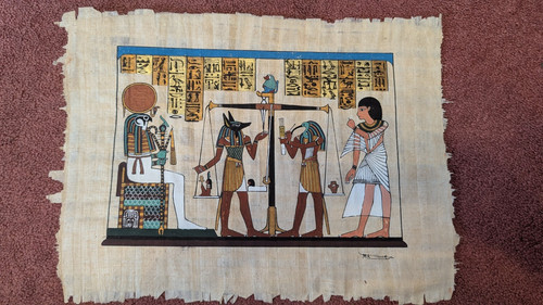 Genuine egyptian papyrus - genuine,